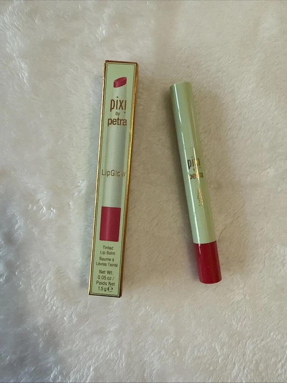 Pixi by Petra LipGlow Tinted Lip Balm, RUBY, 1.5g/0.05oz Full Size NIB